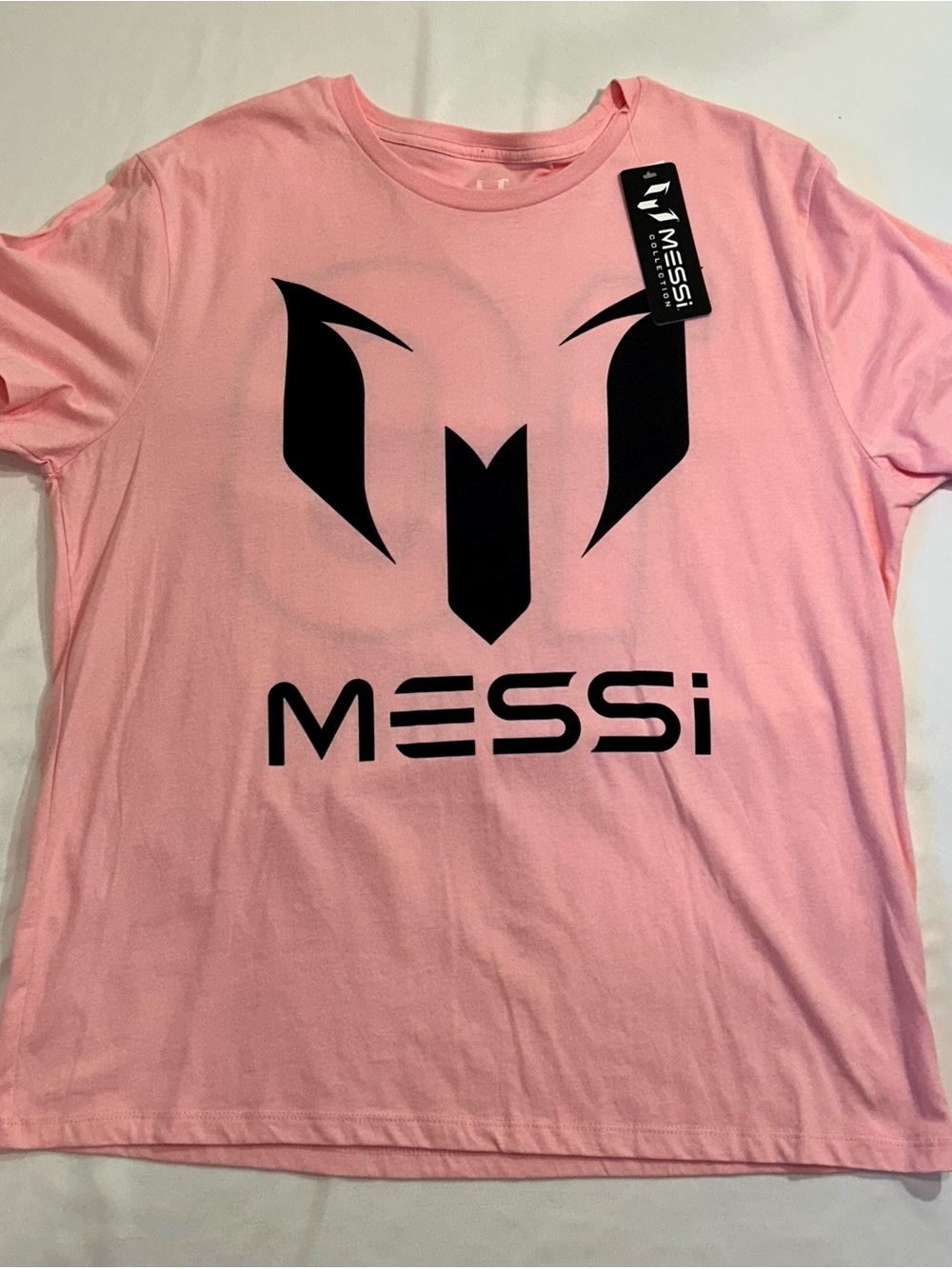 Old Navy Pink Messi Graphic Short Sleeve Tee